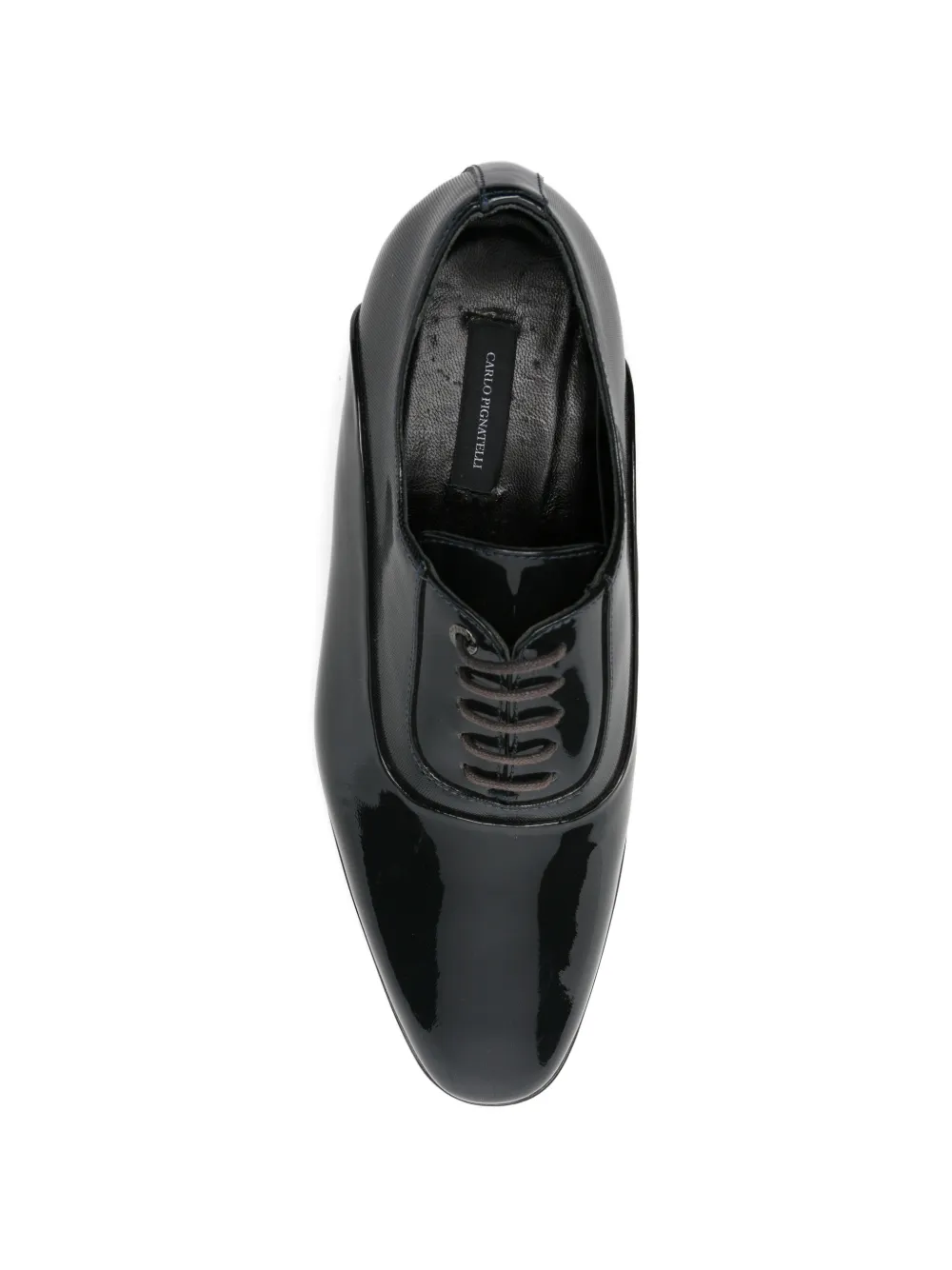 Carlo Pignatelli patent-leather oxford shoes Blauw