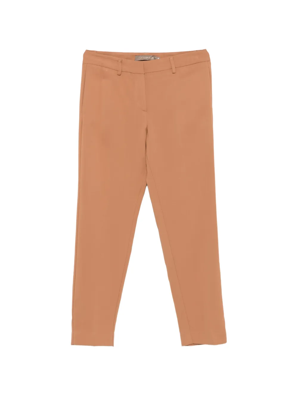 SIMONA CORSELLINI belt-loops straight trousers - Marrone
