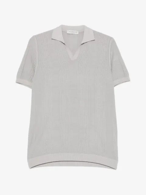 Jeordie's polo-collar T-shirt
