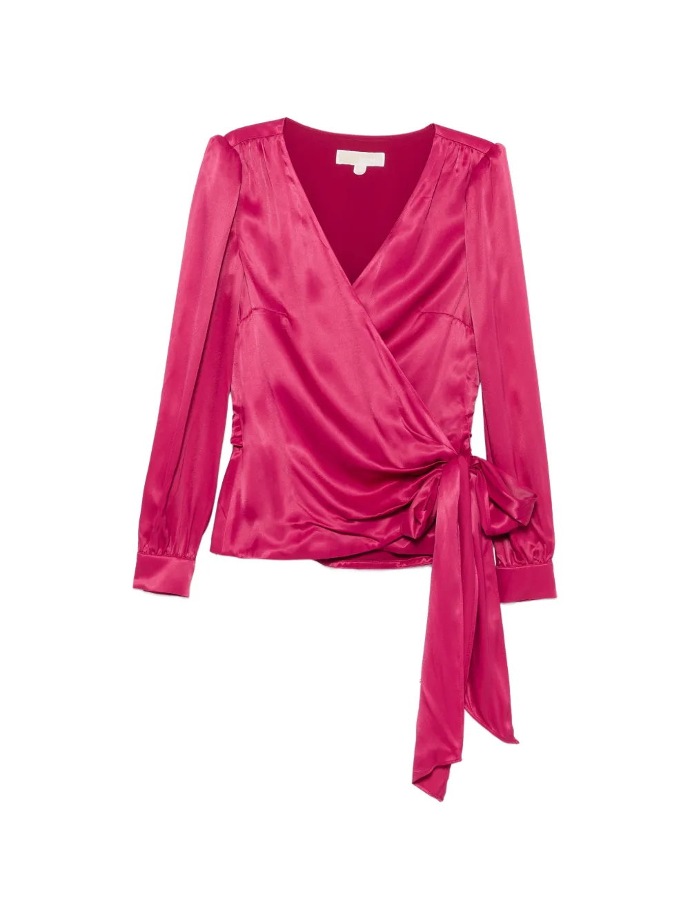 Michael Kors wrap-style side-tie blouse - Rosa