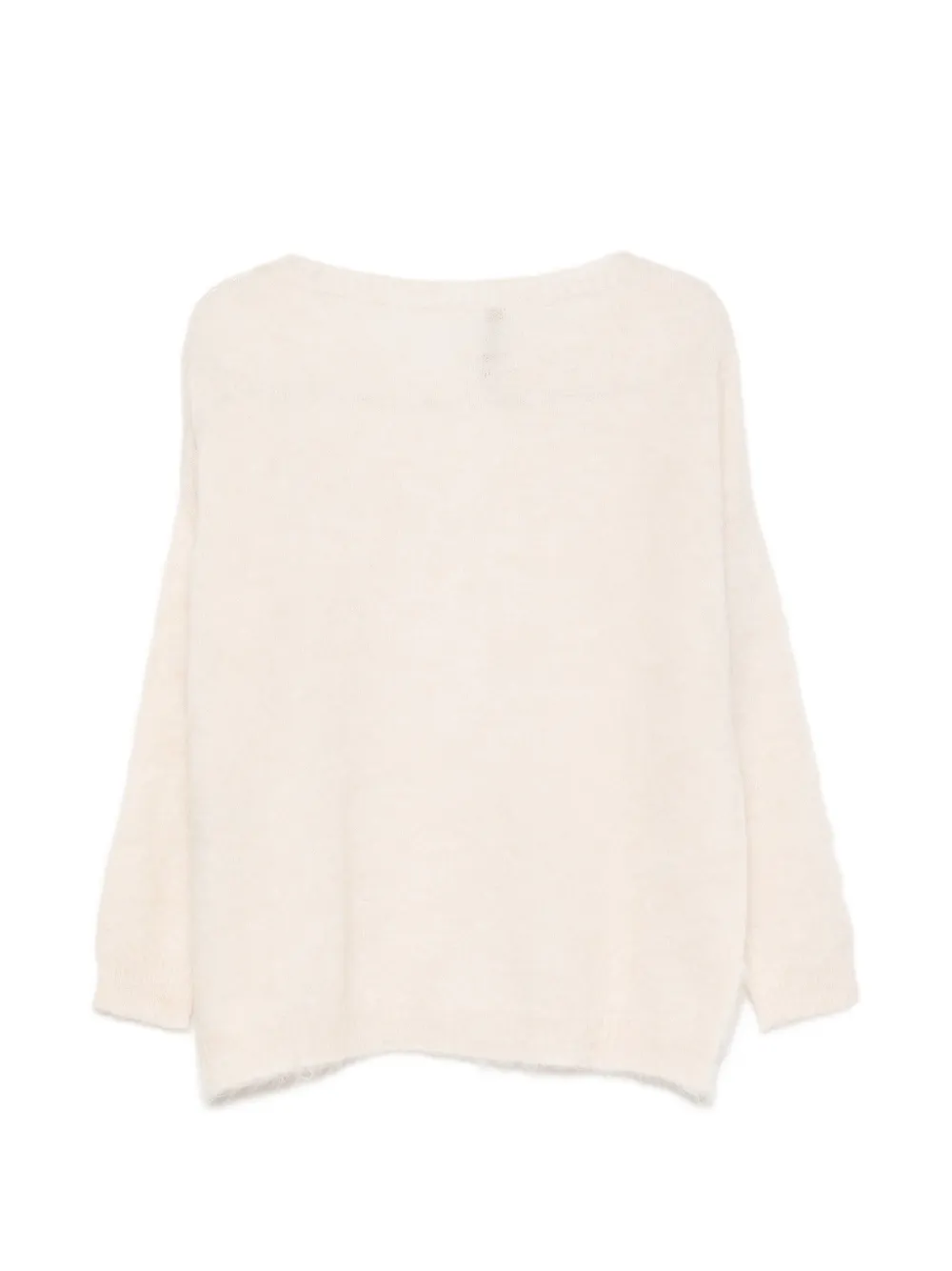 D.Exterior Sweater met zijsplit Beige