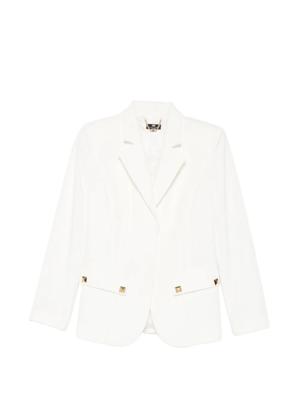 Elisabetta Franchi Giacca con borchie - Bianco