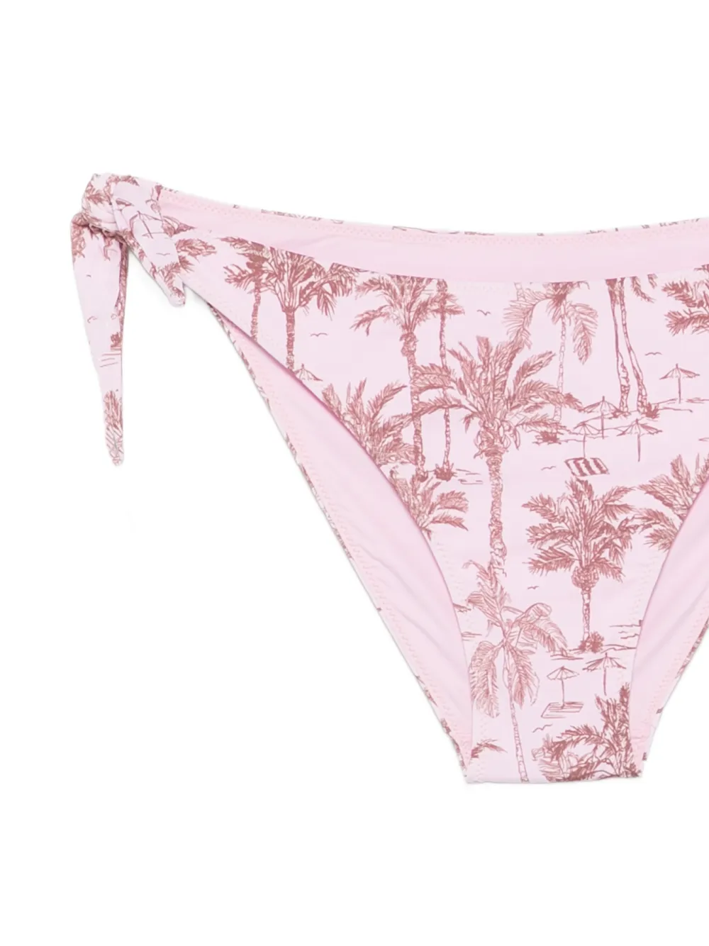 MC2 Saint Barth Yali bikini met palmboomprint Roze