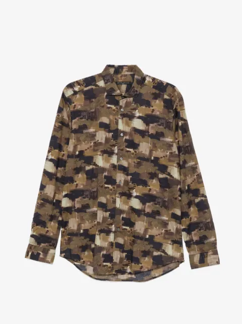 Brian Dales abstract-print long-sleeve shirt
