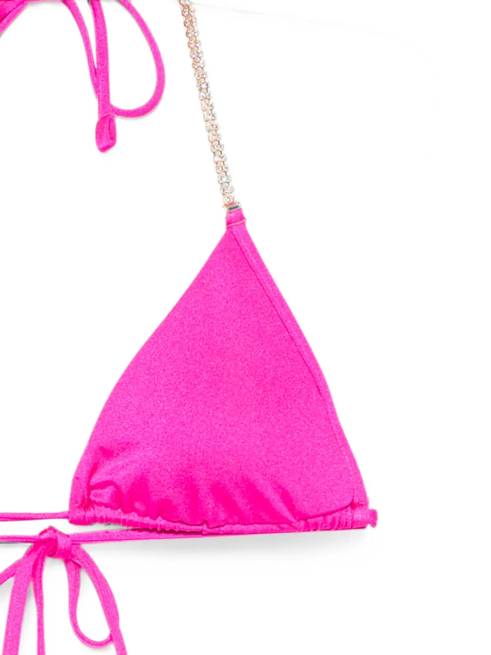 Chiara Ferragni Bikinitop verfraaid met kristallen Roze
