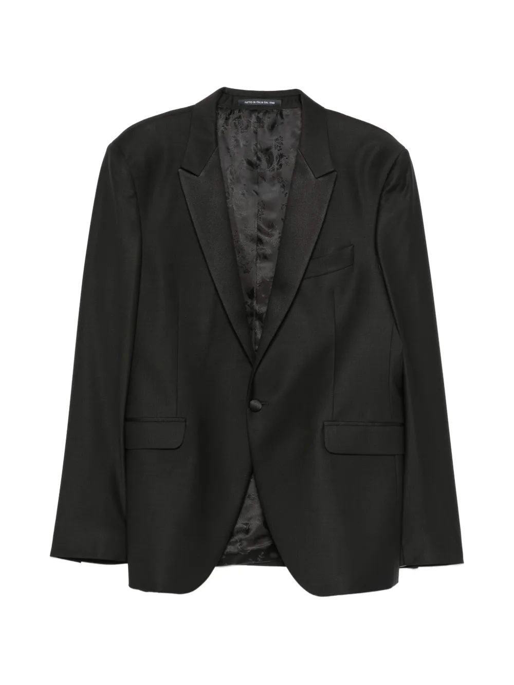 Carlo Pignatelli peak-lapel single-breasted suit - Nero