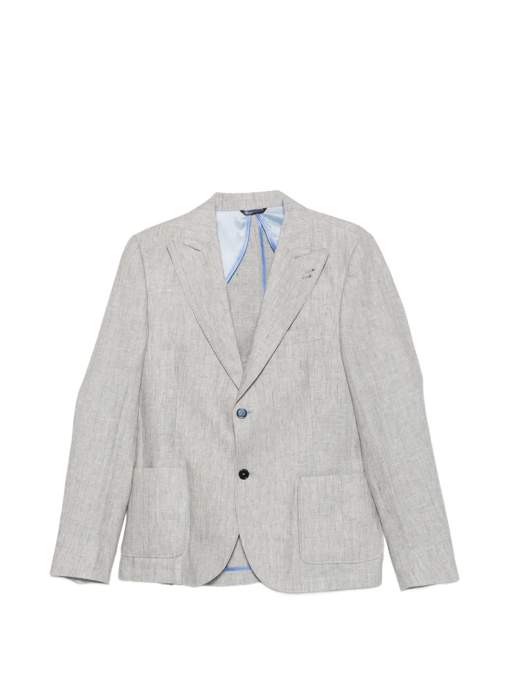Daniele Alessandrini pinstripe single-breasted blazer - Grigio