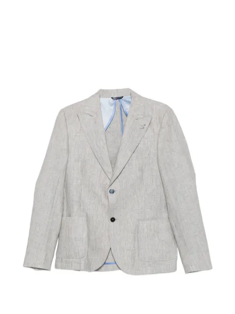 Daniele Alessandrini pinstripe single-breasted blazer