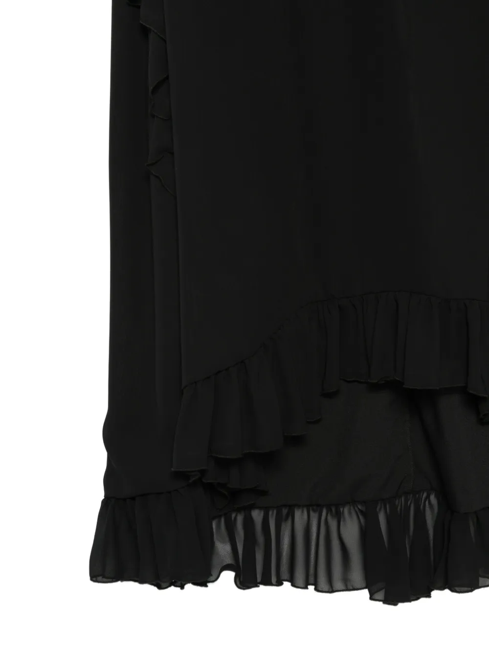 JIJIL JOLIE Mini-jurk met ruches Zwart