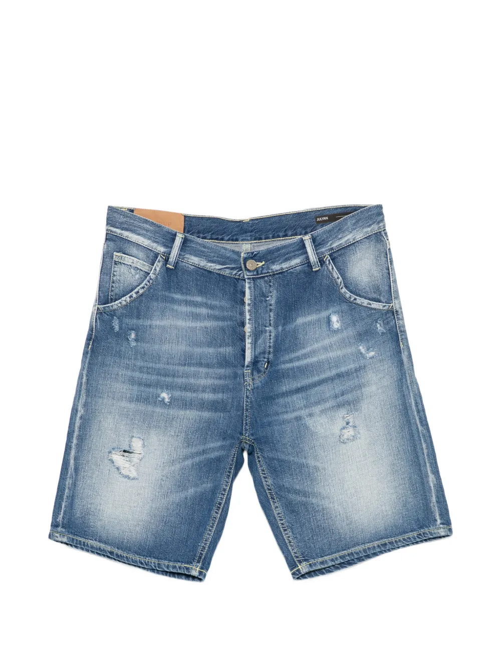 DONDUP Julyan distressed denim shorts - Blu