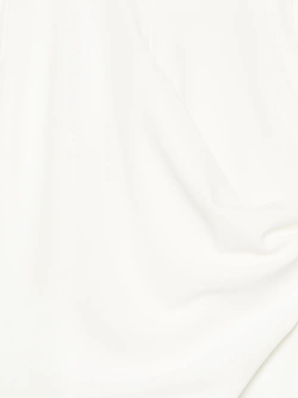 kaos Gedrapeerde asymmetrische blouse Wit