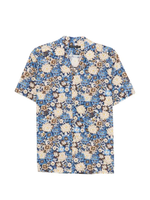 Brian Dales floral-print short-sleeve shirt