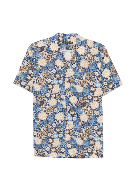 Brian Dales floral-print short-sleeve shirt