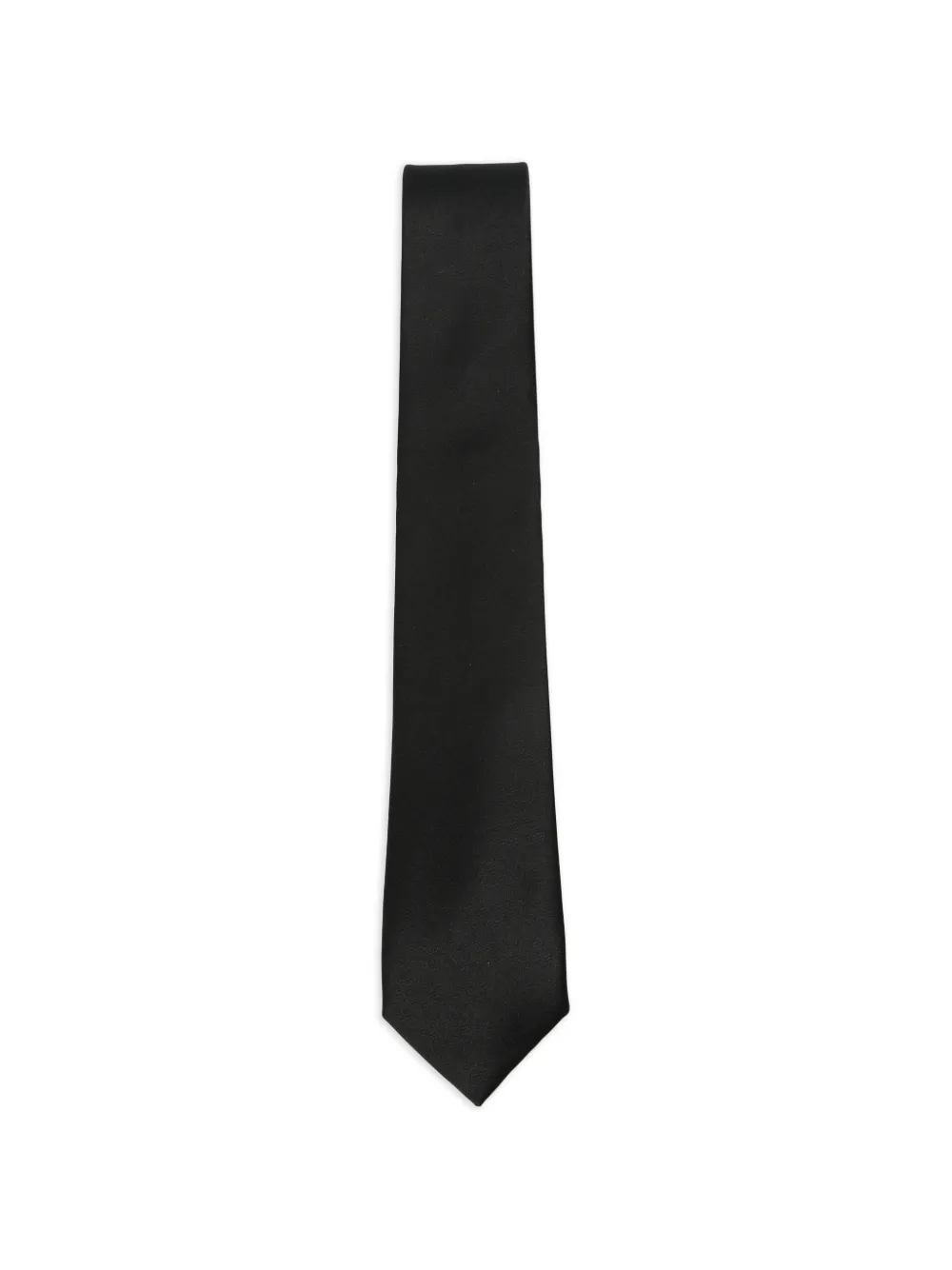 Tagliatore satin-finish pointed-tip tie - Nero