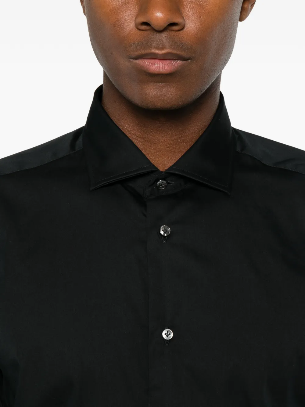 Brian Dales Button-up overhemd Zwart