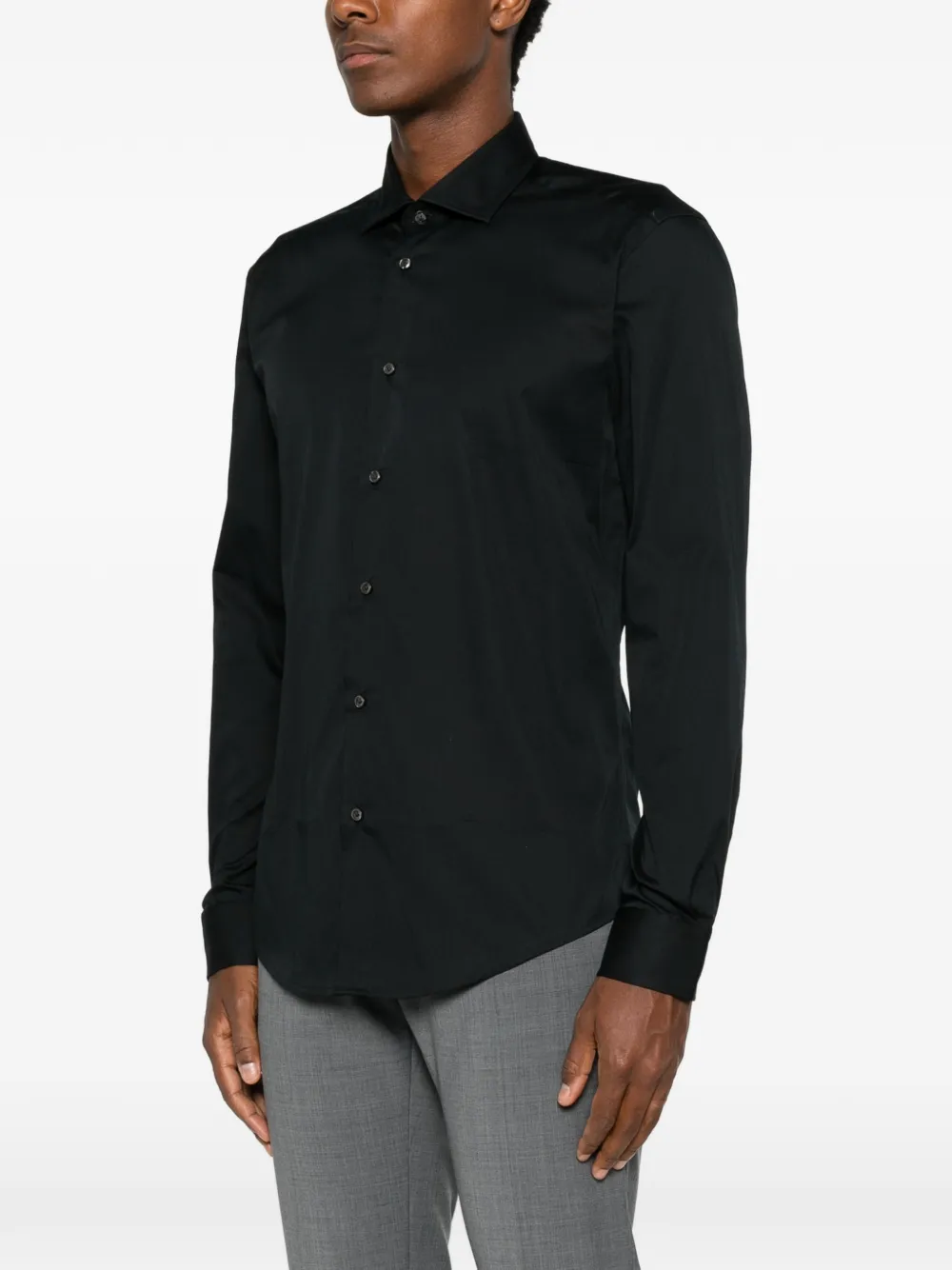 Brian Dales Button-up overhemd Zwart