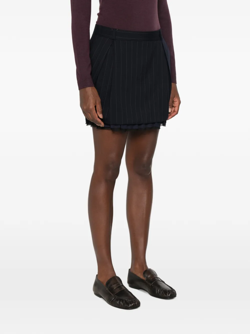 PINKO Geplooide midi-rok Blauw