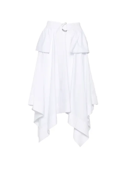 JIJIL JOLIE handkerchief-hem cotton asymmetric skirt