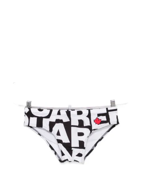 DSQUARED2 logo-print swimming trunks