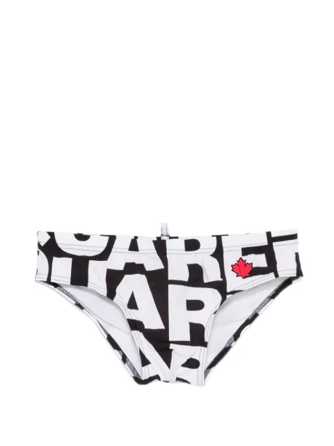 DSQUARED2 logo-print swimming trunks