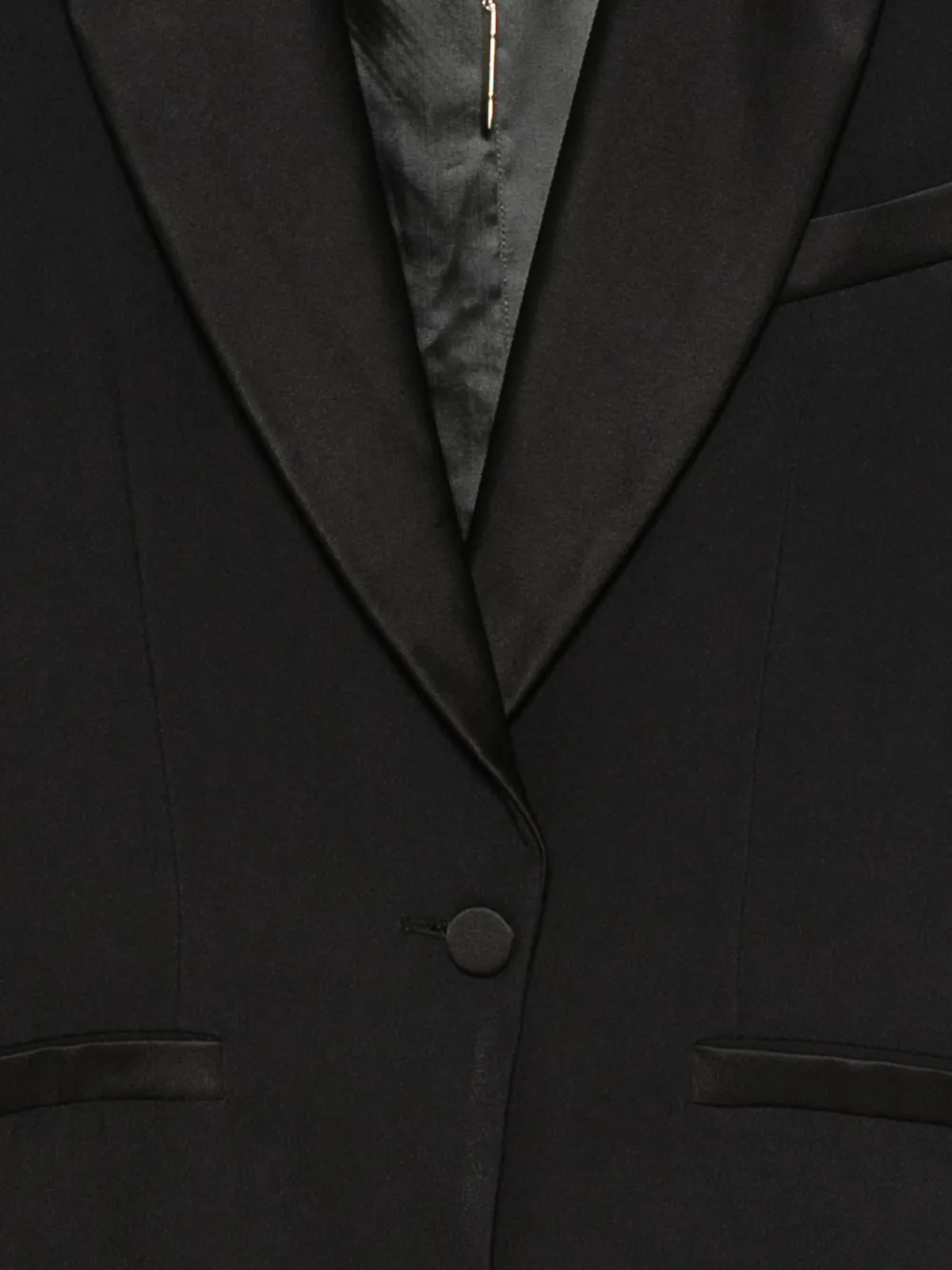SIMONA CORSELLINI Blazer met enkele rij knopen Zwart