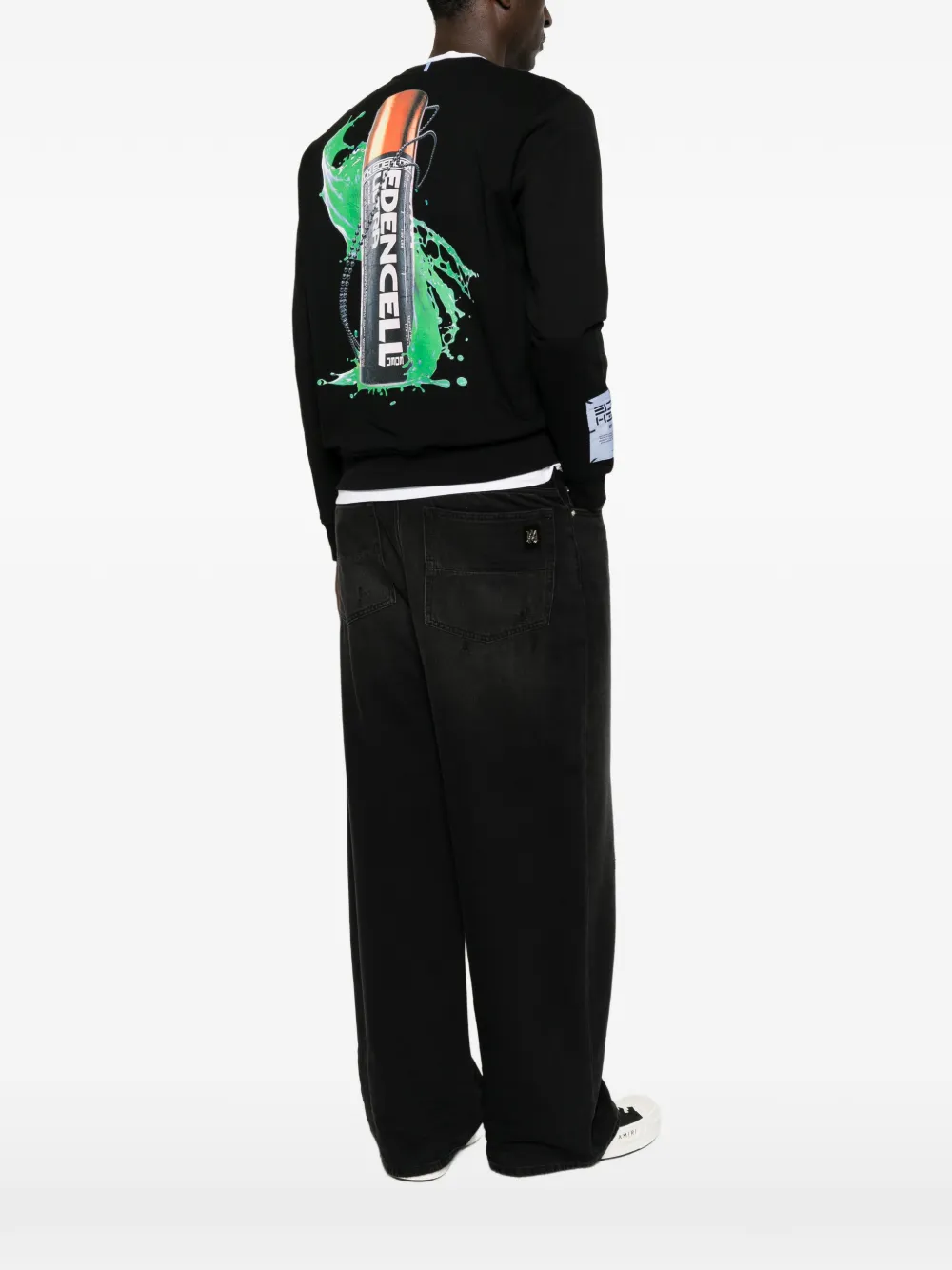 MCQ Sweater met print Zwart
