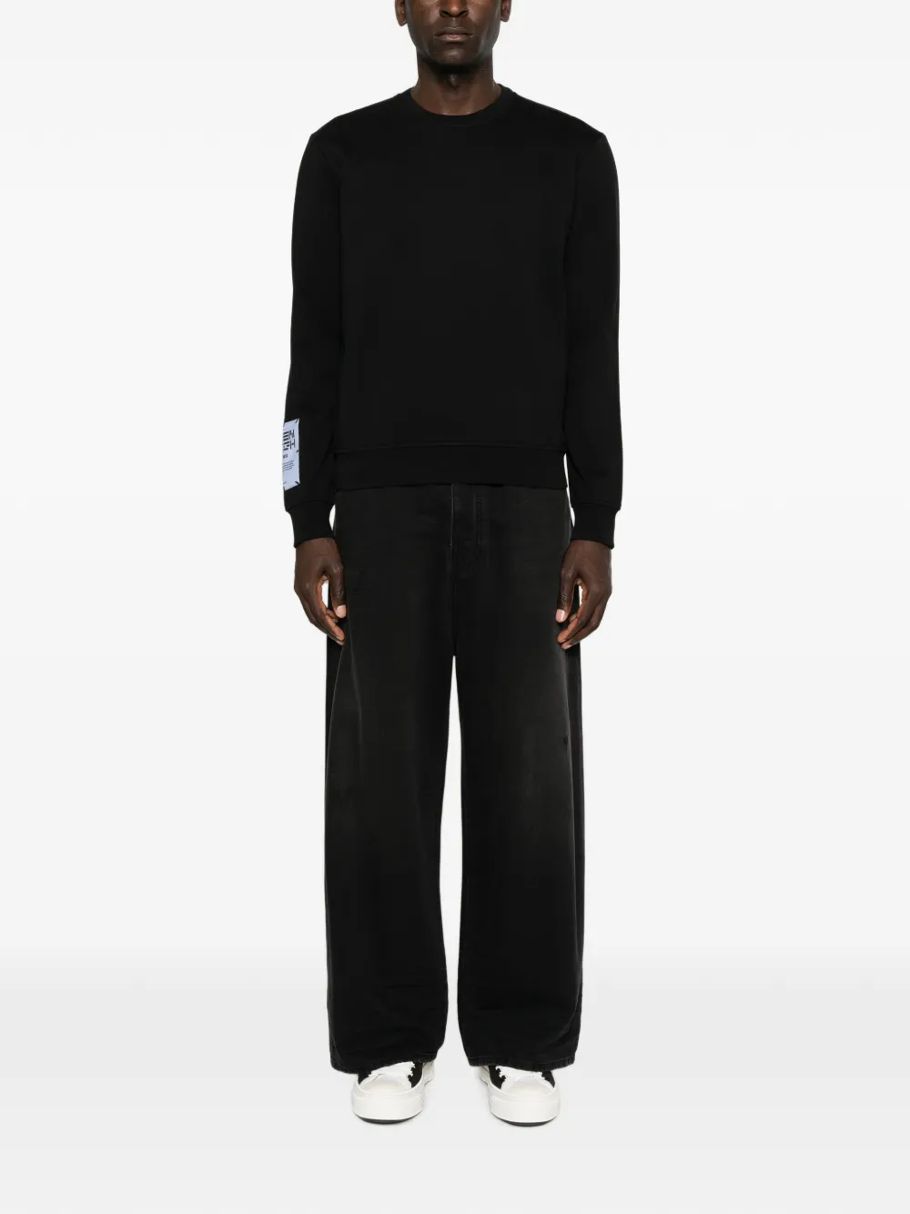 MCQ Sweater met print Zwart