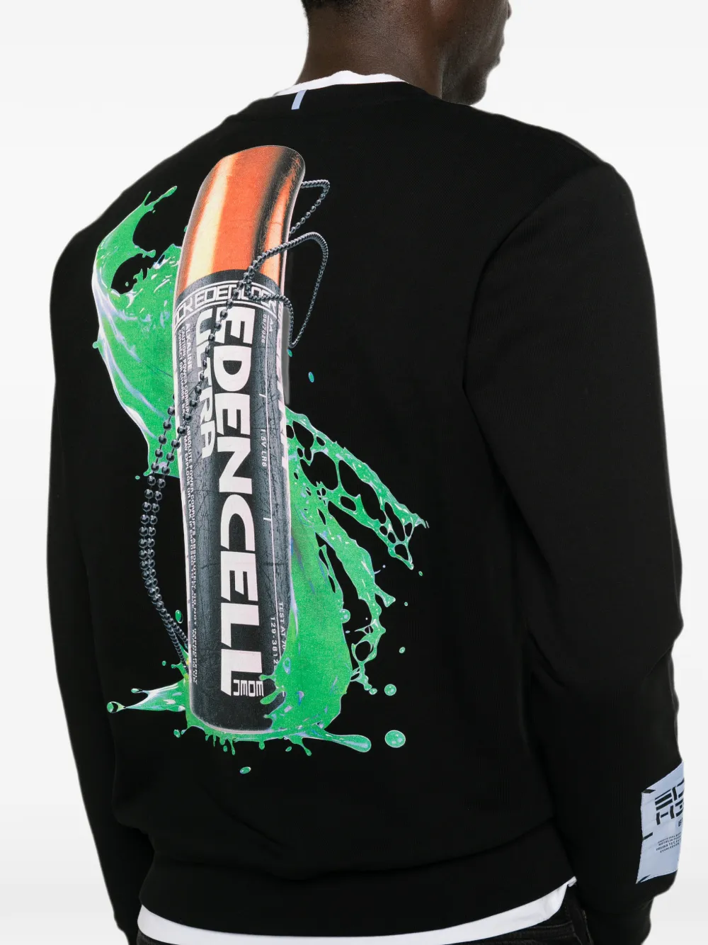 MCQ Sweater met print Zwart