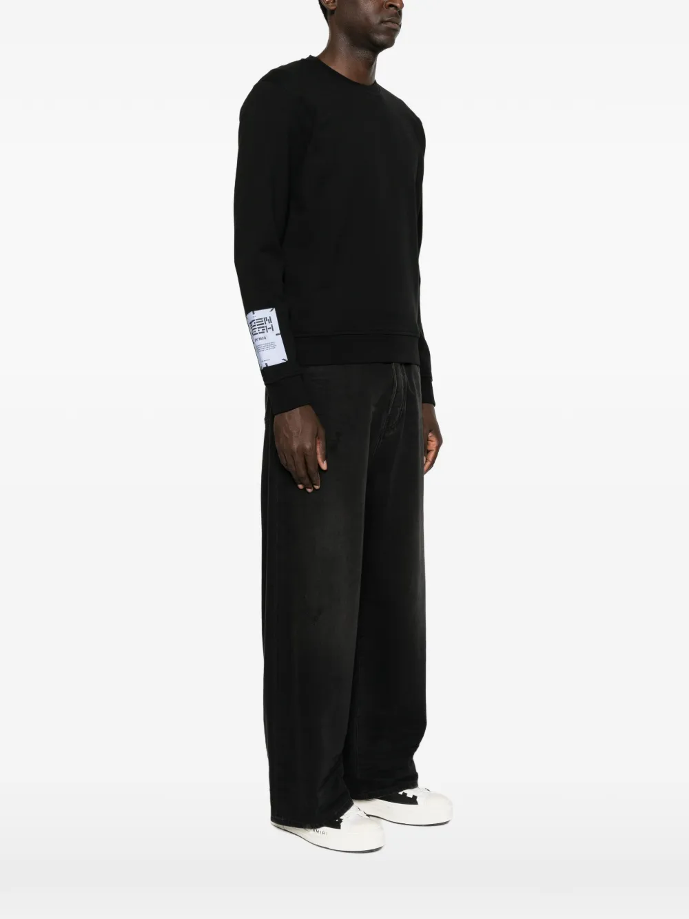 MCQ Sweater met print Zwart