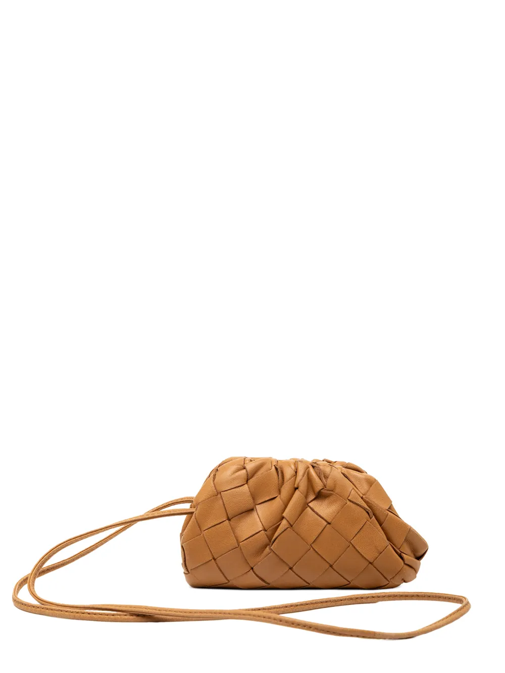 Bottega Veneta Pre-Owned 2010-2025 Nappa Intrecciato The Extra Mini Pouch crossbody bag - Marrone