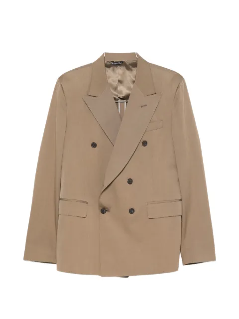 Brian Dales double-breasted peak-lapel blazer