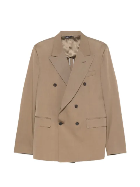 Brian Dales double-breasted peak-lapel blazer