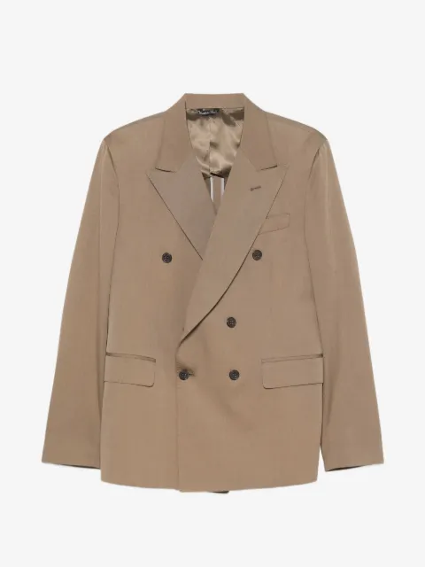 Brian Dales double-breasted peak-lapel blazer