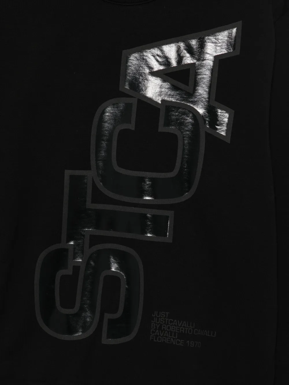 Just Cavalli Sweater met logopatroon Zwart