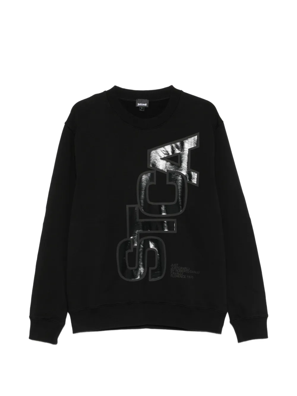Just Cavalli logo-motif sweatshirt - Nero
