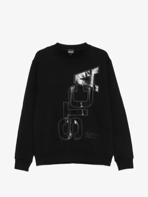 Just Cavalli sudadera con motivo de logo