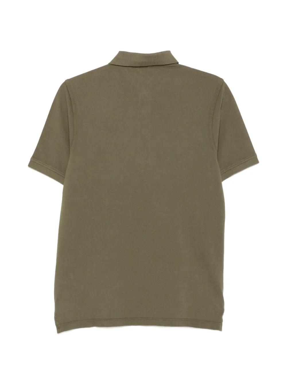 Blauer Poloshirt met logopatch Groen
