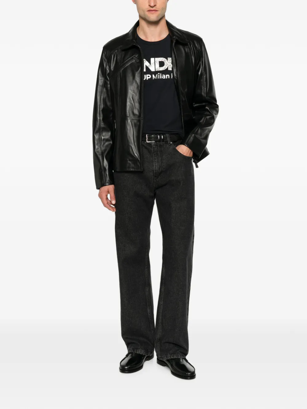 DONDUP logo-print cotton T-shirt - Schwarz