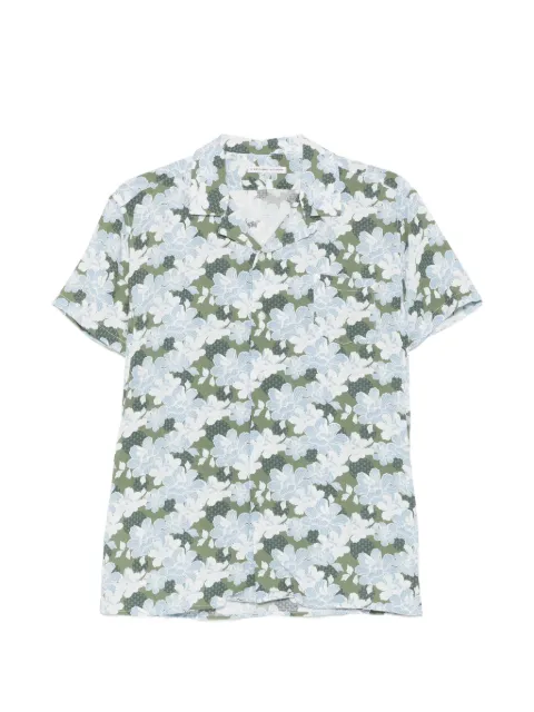Daniele Alessandrini floral-print short-sleeve shirt