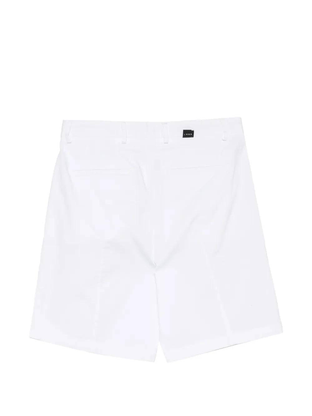 Low Brand Geplooide shorts Wit