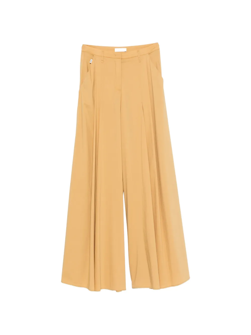 JIJIL JOLIE pleated palazzo pants - Giallo