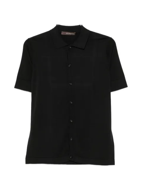 Jeordie's button-down short-sleeve cotton shirt