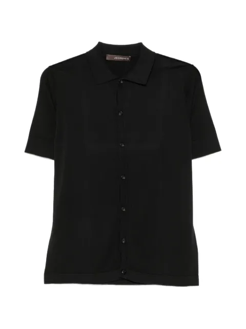 Jeordie's button-down short-sleeve cotton shirt