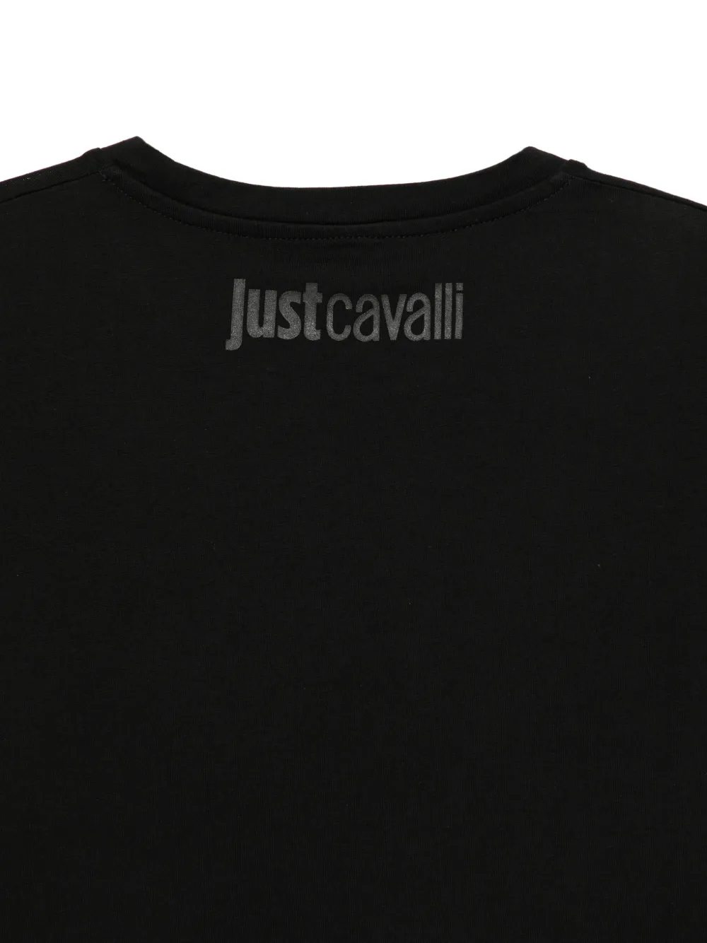 Just Cavalli T-shirt met grafische print Zwart