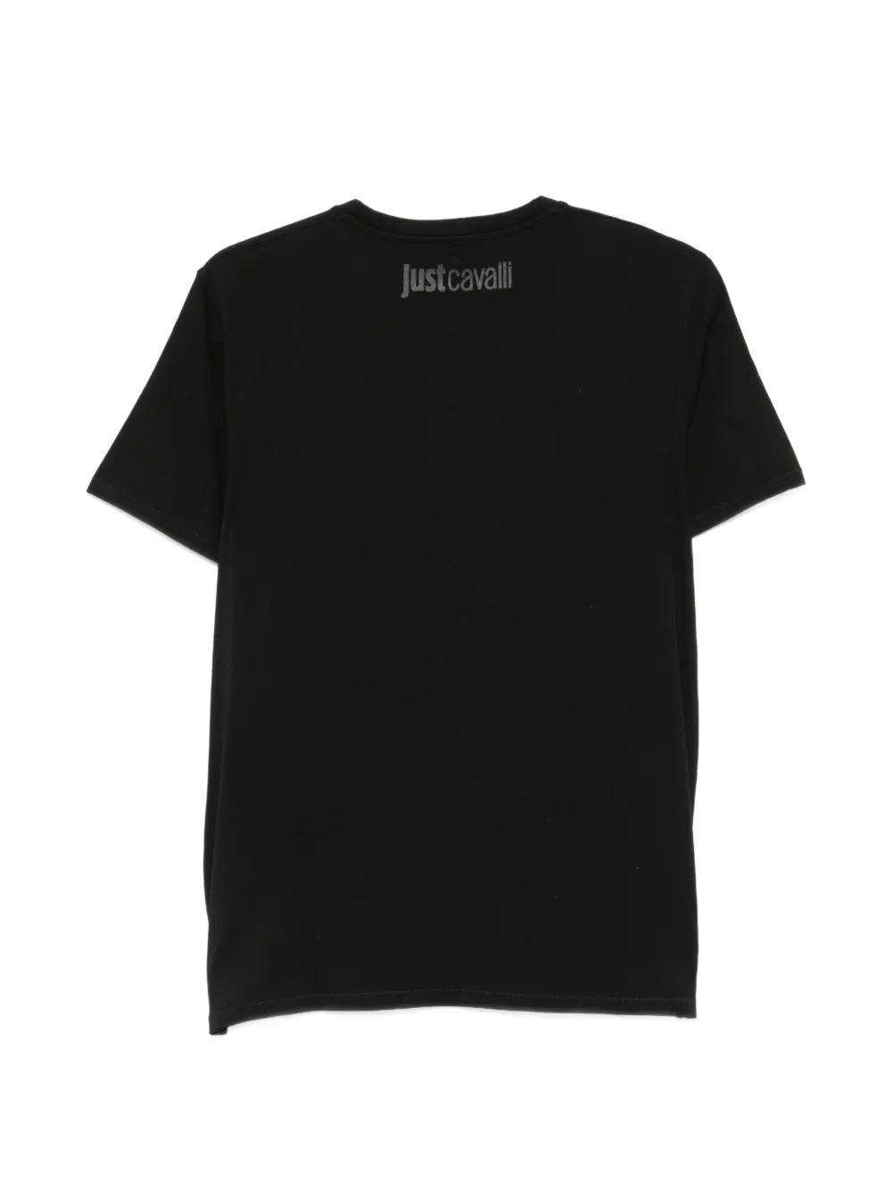 Just Cavalli T-shirt met grafische print Zwart