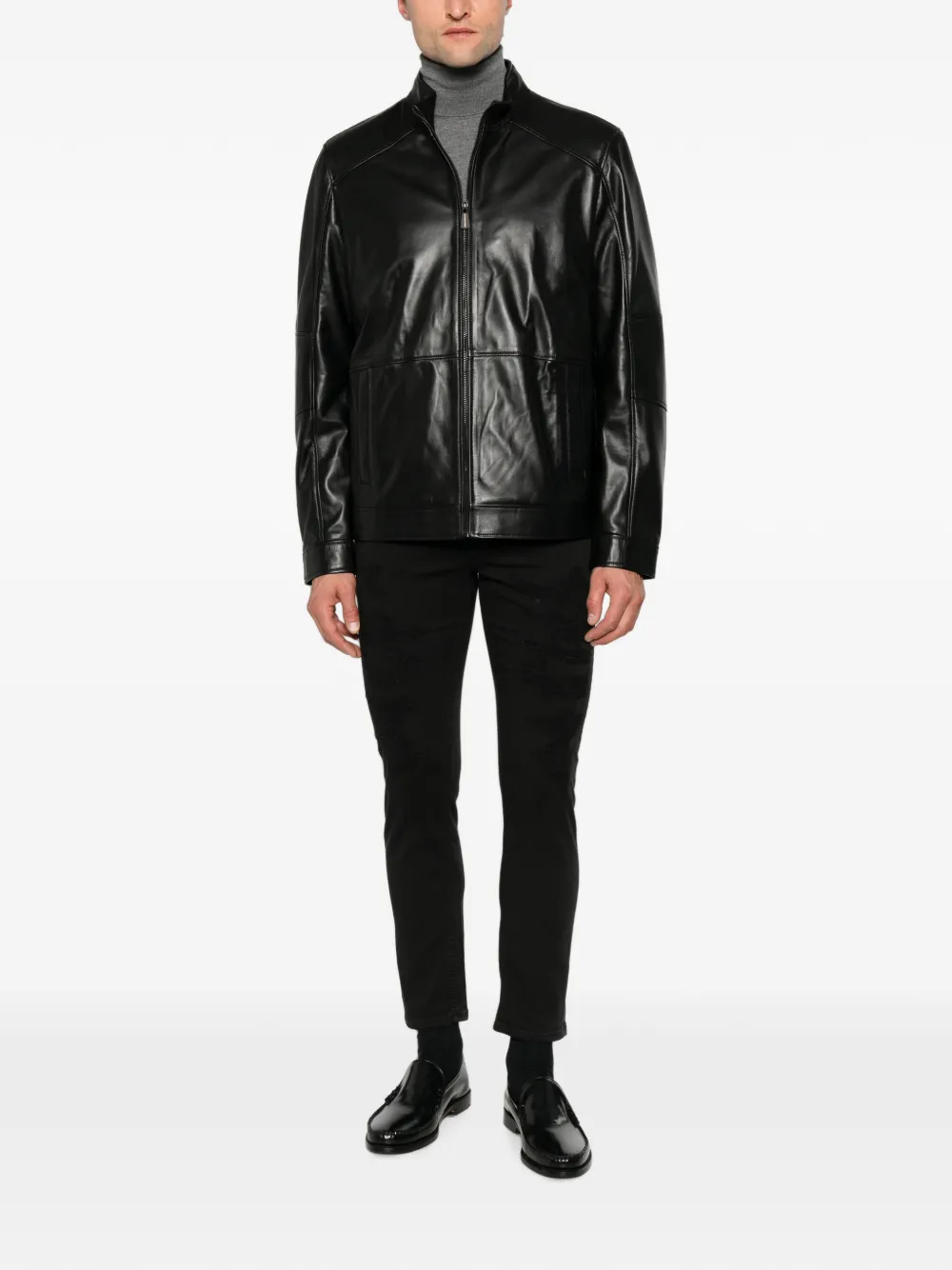 DONDUP distressed slim-fit jeans - Schwarz