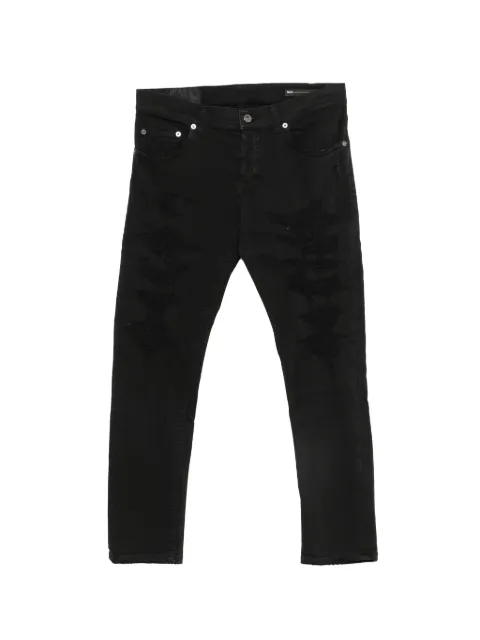 DONDUP vaqueros slim con efecto envejecido