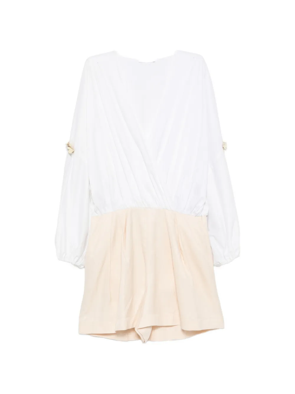 JIJIL JOLIE sequin-embellished playsuit - Bianco