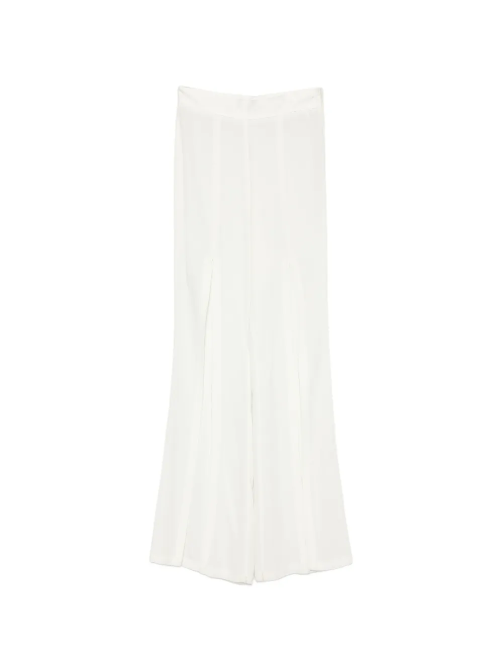 SIMONA CORSELLINI front-slit trousers - Toni neutri