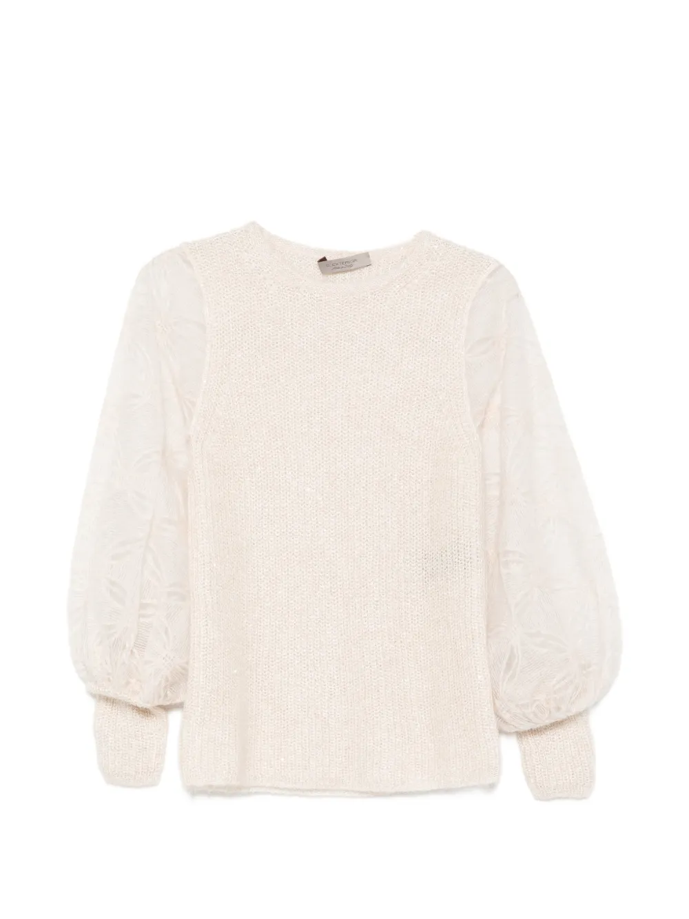 D.Exterior Maglione con paillettes - Toni neutri